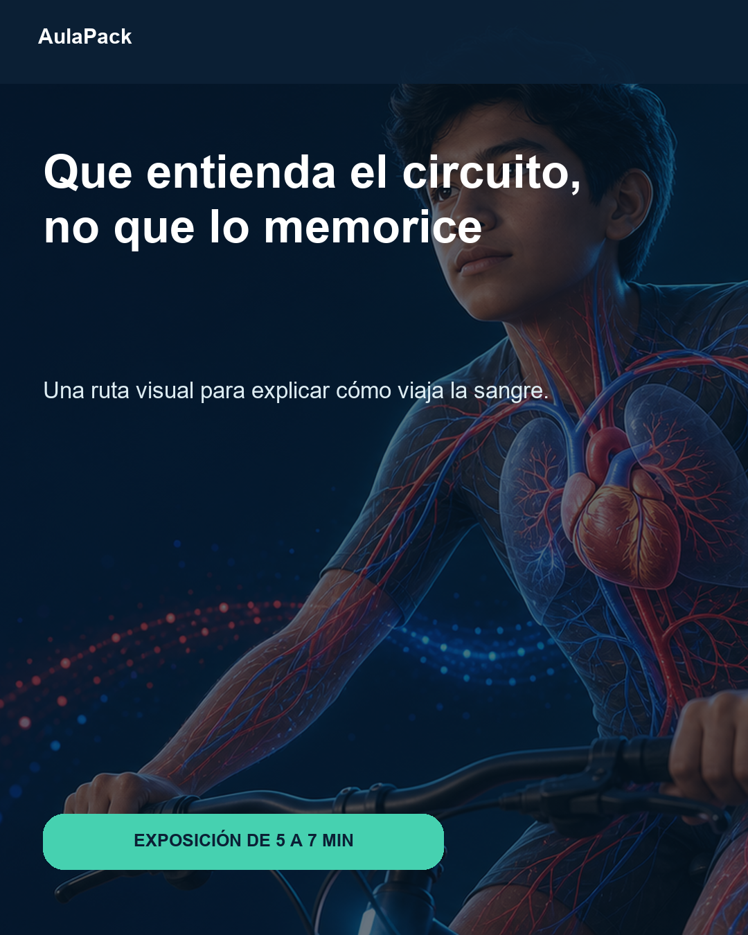 Sistema Circulatorio Humano — PPT y Guion Escolar con Ilustraciones 3D | AulaPack